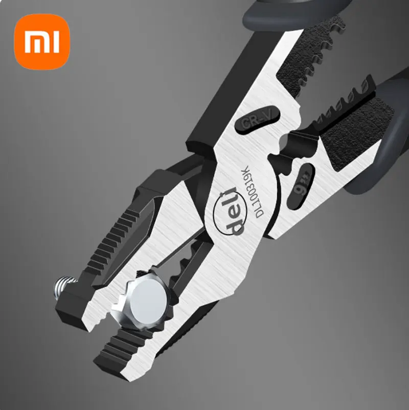 Xiaomi DeLi Universal Wire Cutter Diagonal Pliers Crimping Pliers Needle Nose Pliers Hardware Tool Electrician Hand Tools Pliers