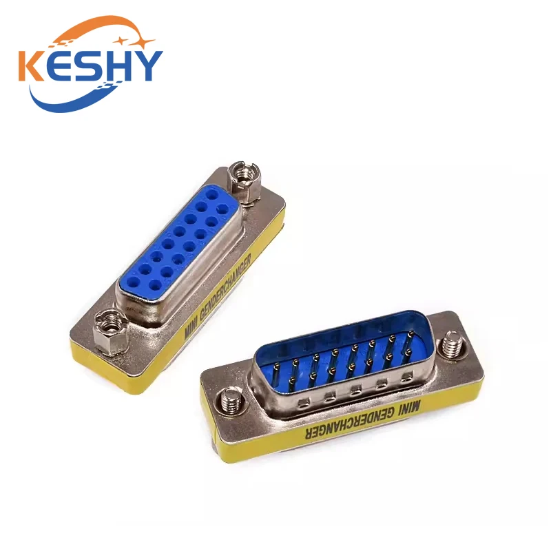 DB9 15 25 37 9Pin Male to Female/Male to Male/Female to Female/ Mini Gender Changer Adapter RS232 Serial plug Com Connector
