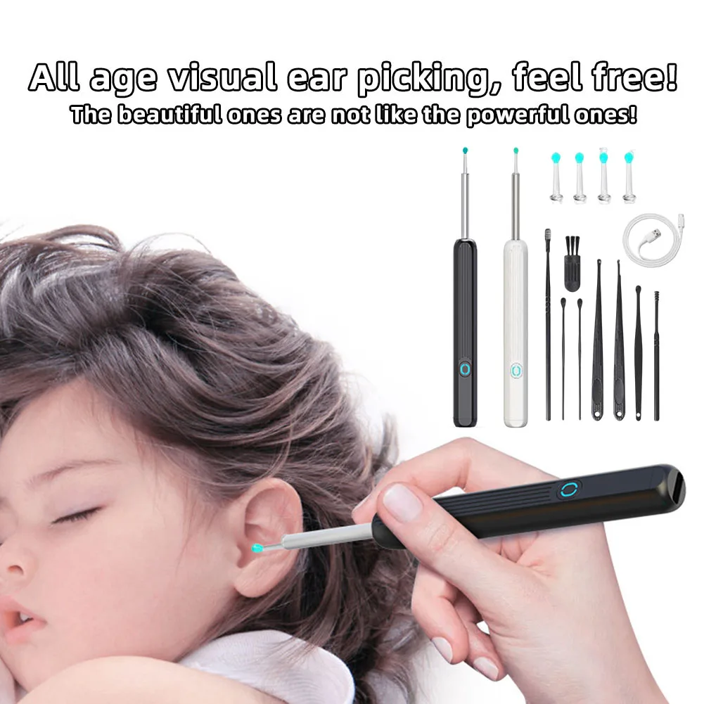 Draadloze Visuele Ear Pick Multipurpose Ear Wax Removal Tool Voor Kinderen Volwassenen