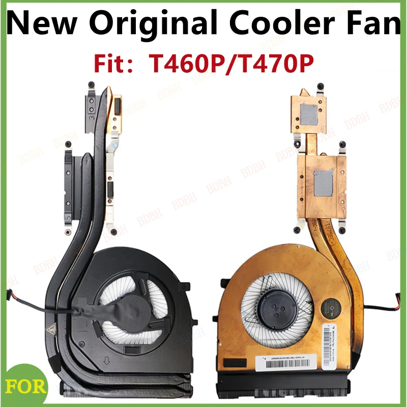 BDBHNew Original For Laptop Lenovo Thinkpad T460P T470P CPU Cooling Fan Heatsink Radiator Cooler FRU PN:01AW389 01AW390