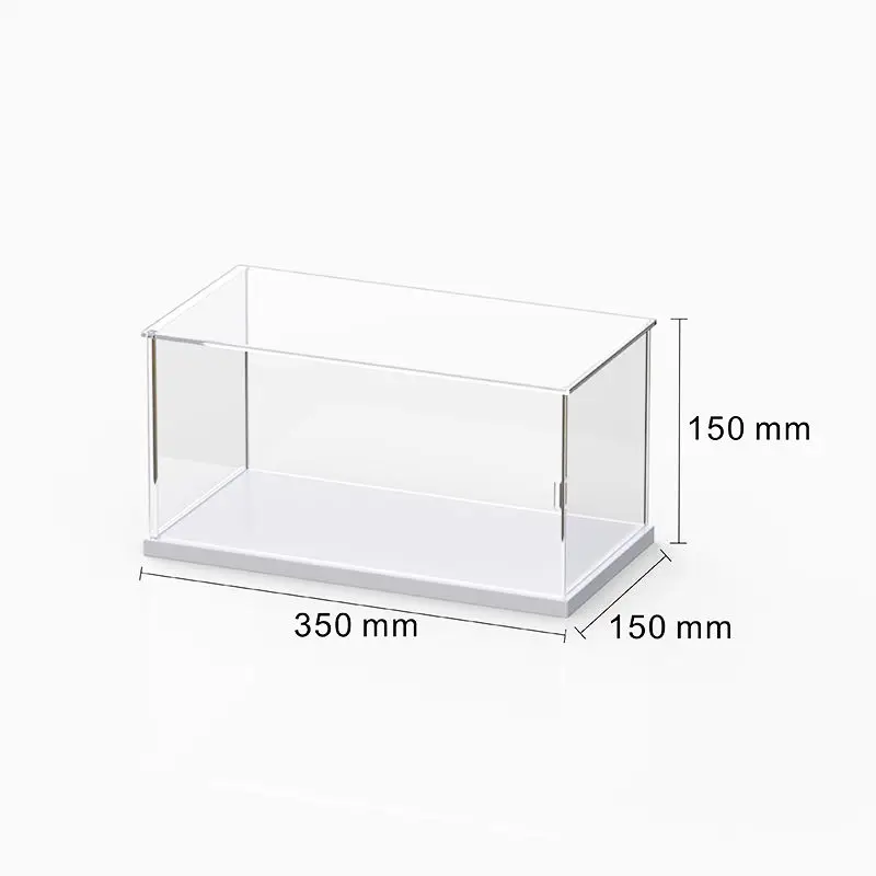 Stackable Clear Acrylic DVD/CD Storage Box Organizer Jewel Cases Holder Small Books/Booklets,Video Game Cases and Controllers