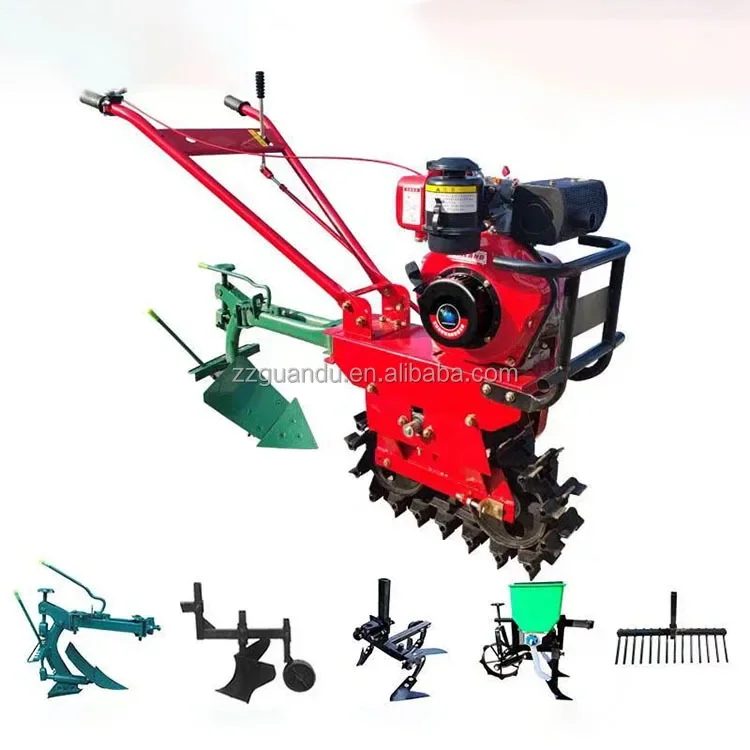 Omu Agricultural Machinery 4-Stroke 4.0kw Rotary Tiller Rotavator Farm Power Tiller Cultivator