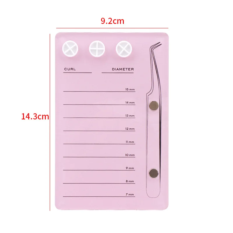 Acryl Wimpern Halter Magnetische Saug Skala Platte Falsche Wimpern Tablett Display Board Wimpern Extensions Liefert