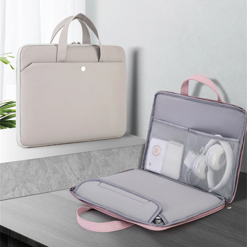 Laptop Bag For Macbook Air Pro 16 Case Notebook 13.3 14 15.6 Inch HP Huawei Lenovo Dell Sleeve Pouch Shoulder HandBag Briefcases
