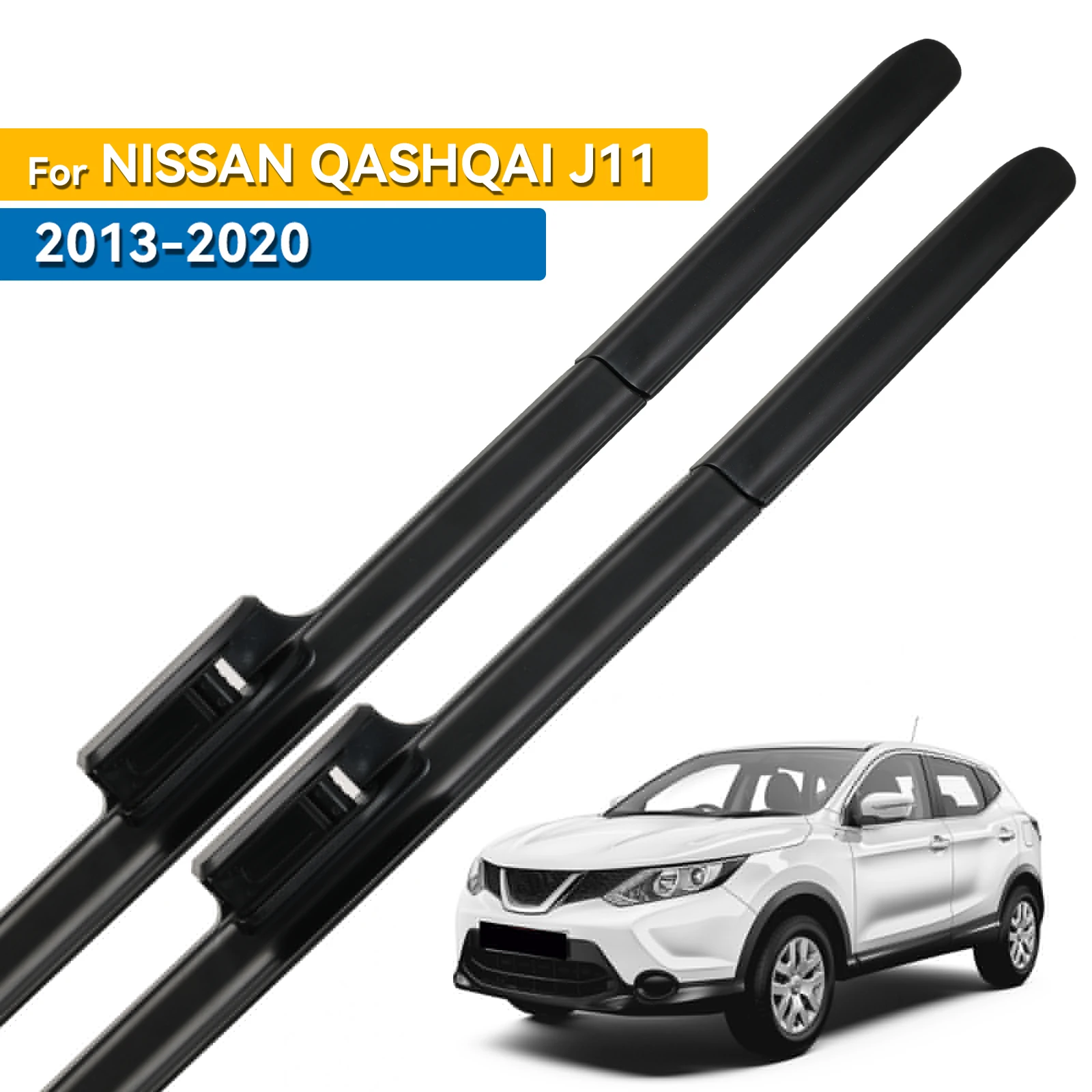 Erick\'s Wiper LHD Front Wiper Blades For Nissan Qashqai J11 2013 - 2020 Windshield Windscreen Clean Window Rain Brushes 26\