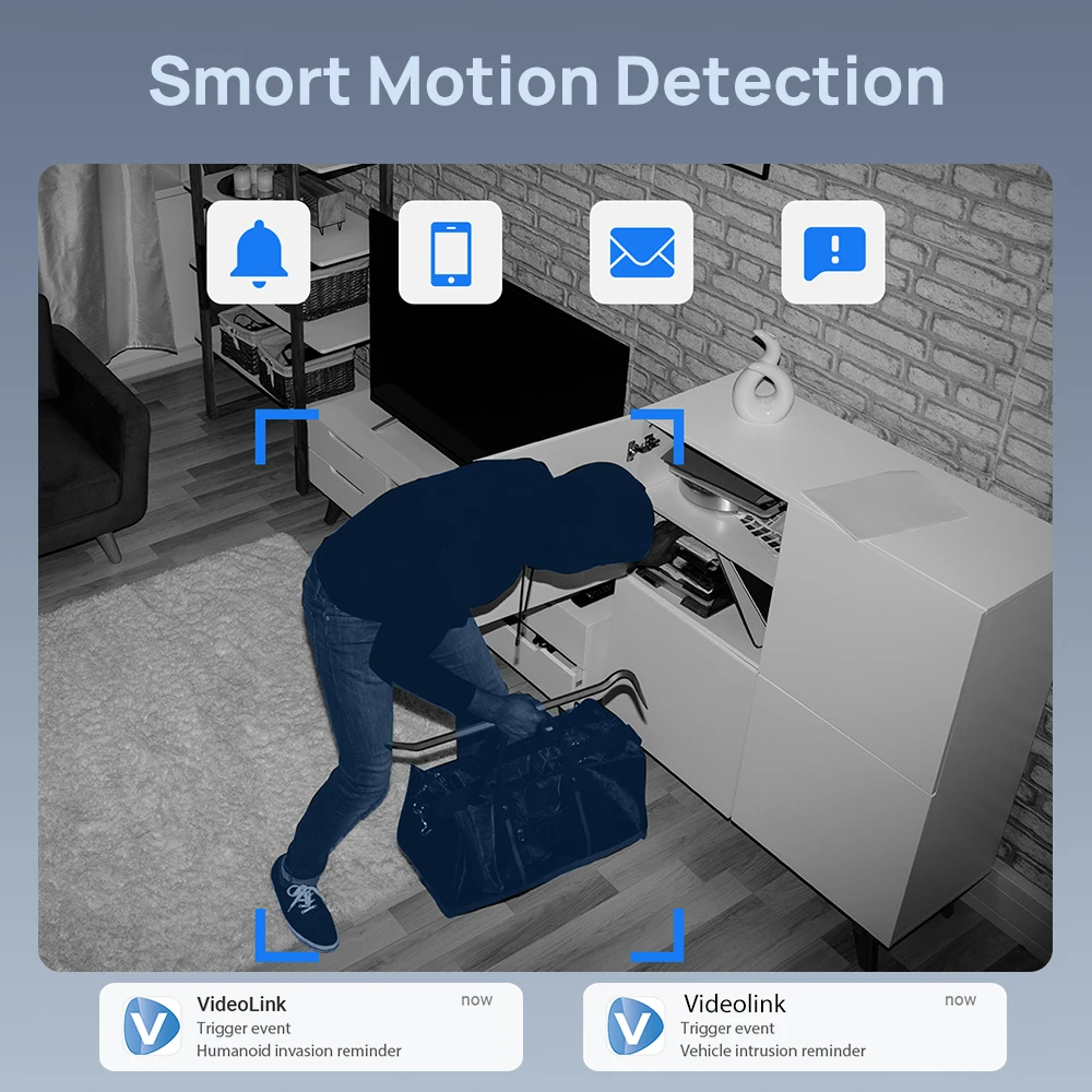 Zestaw CCTV VIKYLIN 170 ° Panoramiczna kamera IP 4/8 MP Dwukierunkowe audio Inteligentne hybrydowe światło 8-kanałowy system monitoringu wideo POE NVR na zewnątrz