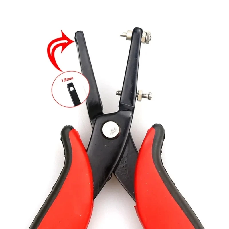 Bấm Lỗ Kìm 1.8 Mm Silicon Puncher Chuyên Nghiệp Tự Làm Dụng Cụ Cho Dây Dây Hộ Gia Đình Đấm Leathercraft
