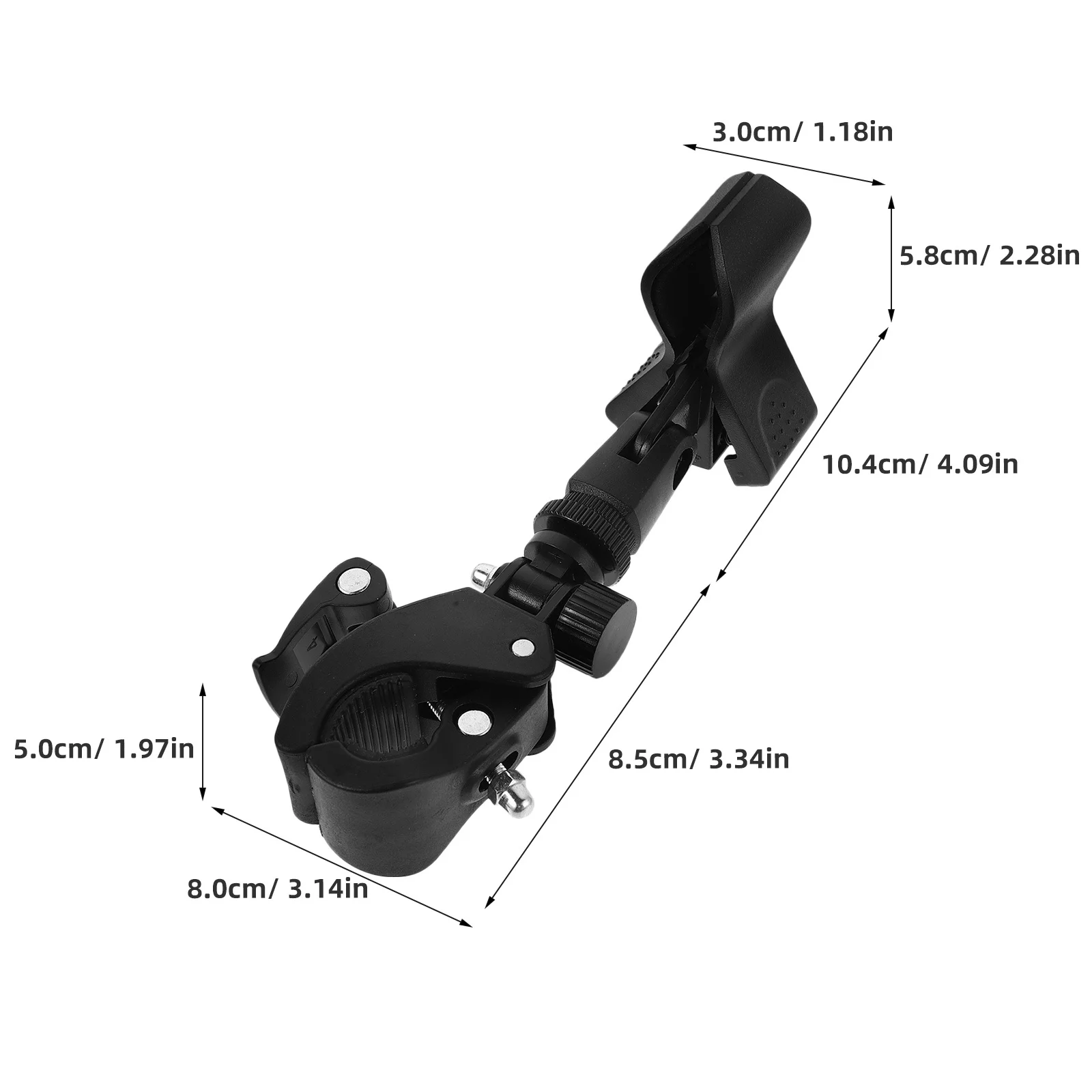 2Pcs Mic Stand Clamp Einstellbare Kunststoff Clip Halter Stoßdämpfende Mikrofon Halterung für Aufnahme Zubehör