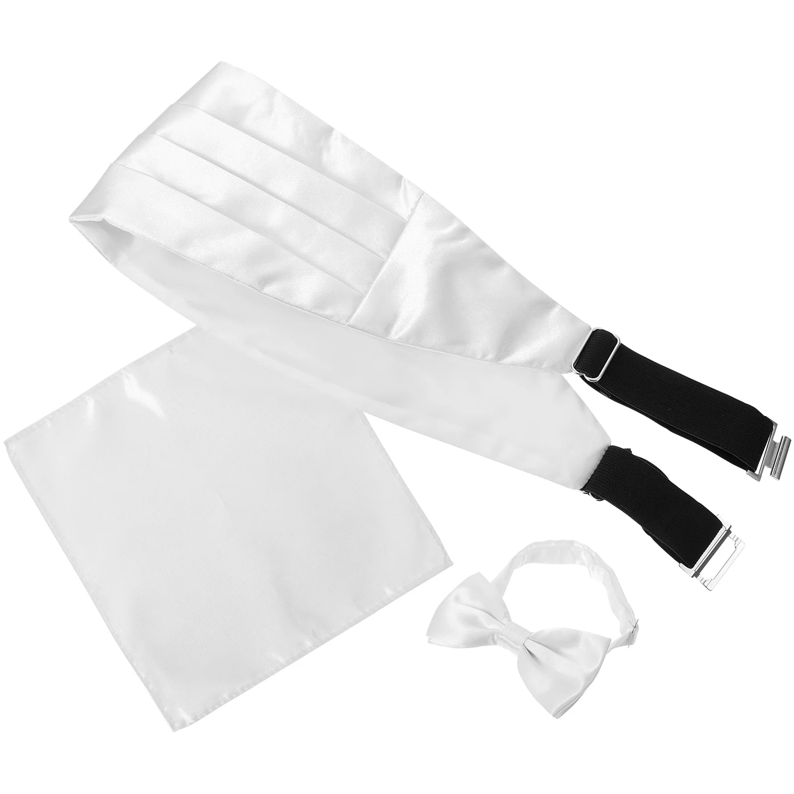 Vestido masculino cinto ponte para cummerbund festa gravata borboleta homem lenço moda cetim mancha