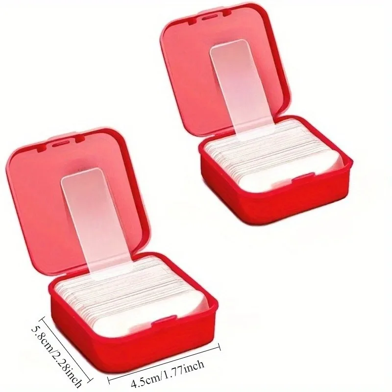240Pcs 4Box Reusable Nano Tape, Strong Adhesive No Trace Clear Sticker with Storage Box, Halloween Christmas Home Decor Gifts