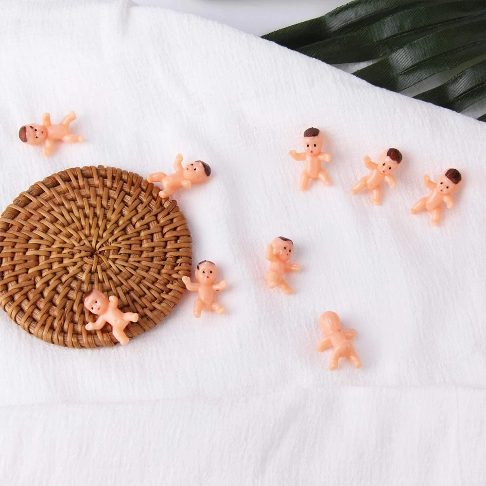 10/30/50pcs Micro Mini Plastic Babies Miniatures Figurines, Fun Potted Plant DIY Home Party Favor Decoration Supplies - Image 5