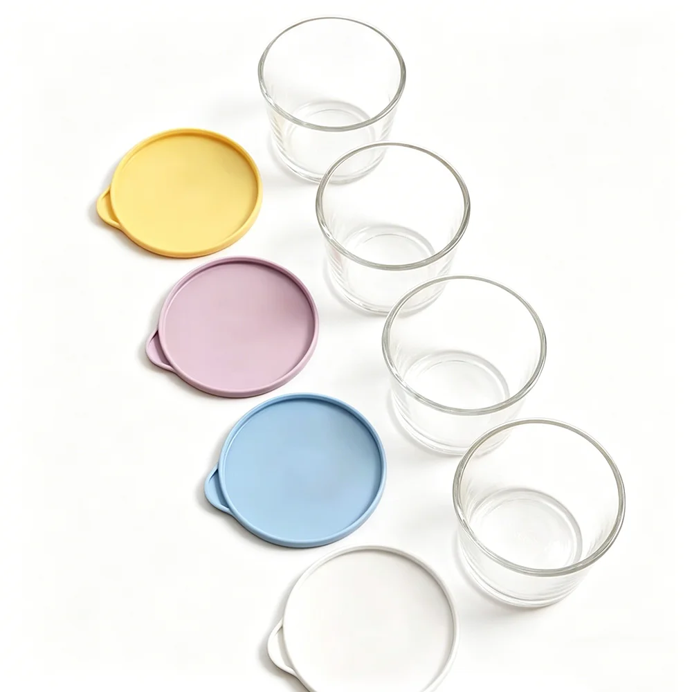 Meal Prep Glass Containers Oven Safe - 200ml Mini Glass Pickle Jar, Airtight