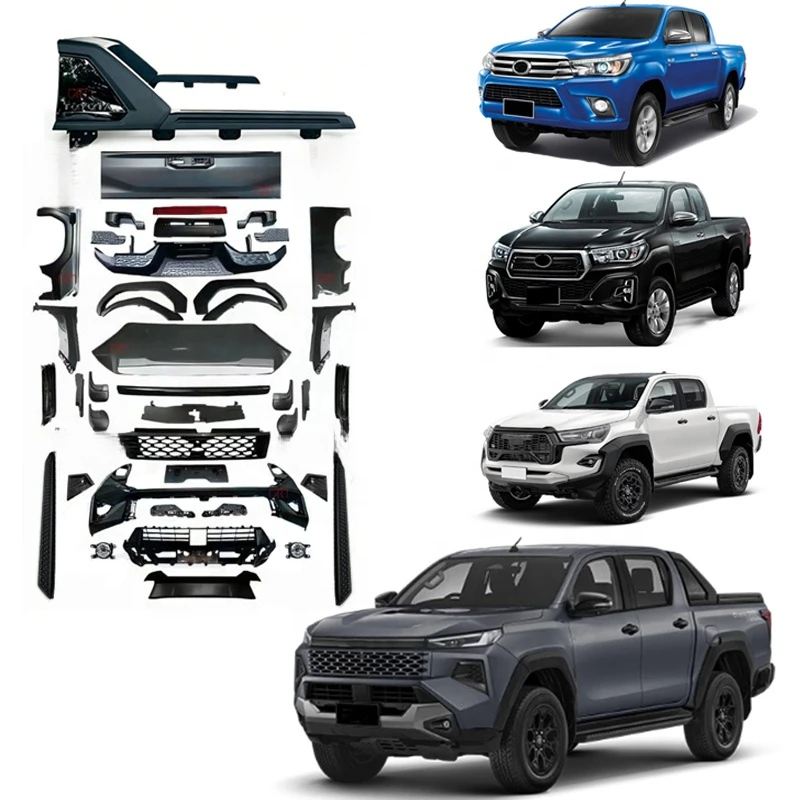 High Quality Travo N90 2026 Style Conversion Body Kit For Hilux Revo 2016-2025 Upgrade Bumper Parts