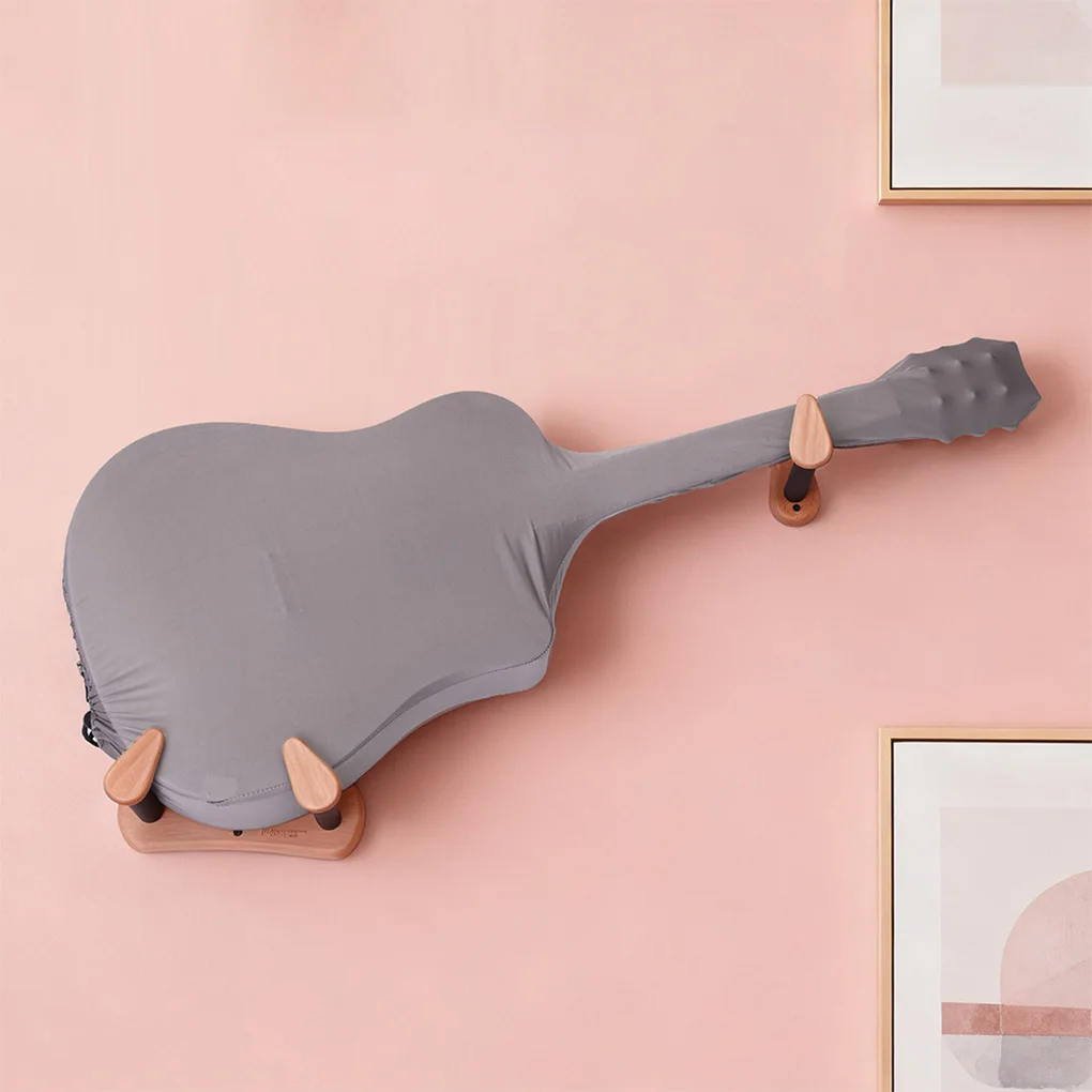 Polyester Portable Guitar Dust Cover Acouc Guitar Safe Dust And Fingerprints While Traveling Cover Back Smoke