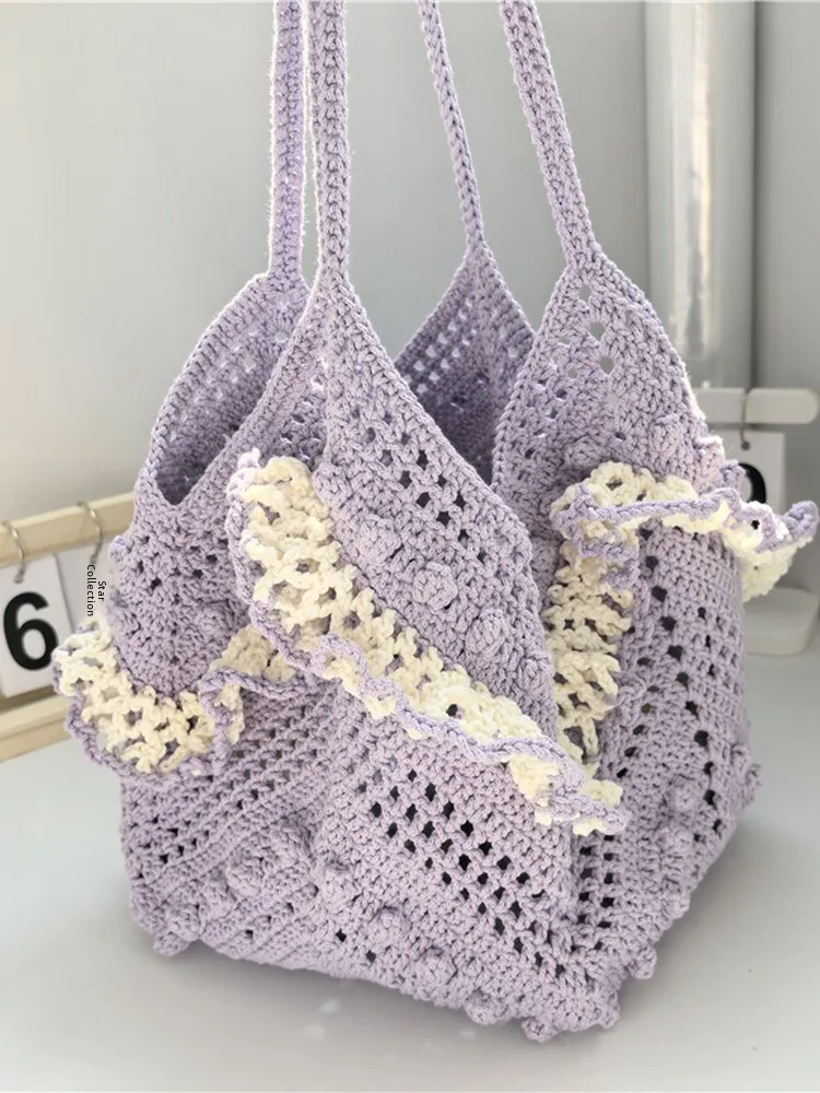 kit-de-materiel-de-tricotage-pour-sac-de-plage-en-fil-de-coton-tisse-a-la-main-kit-de-crochetage-diy-pour-panier-a-bordure-florale-motif-foret-pour-femmes