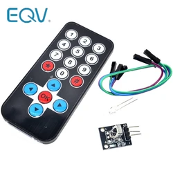 1LOT Infrared IR Wireless Remote Control Module Kits DIY Kit HX1838 For Arduino Raspberry Pi
