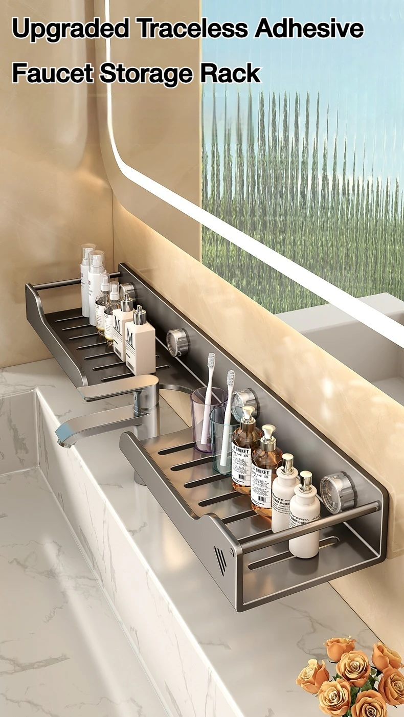 Suction-Cup Sink Organizer Shelf — product detail 5