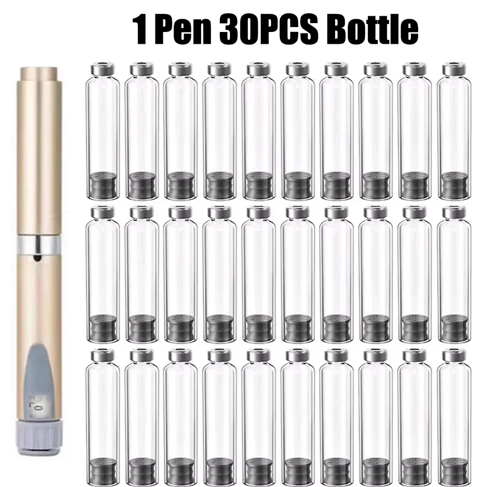 Magic Pen Insuline Cartridges 3 ml Lege Cassette Fles Medische Esthetiek Tattoo Pen Drie-lijn Lifting Verbruiksartikelen Kit