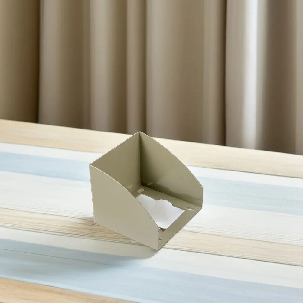 2 قطعة غطاء جرس الباب مقاوم للماء في الهواء الطلق مقبس معدني حامي صندوق لمنفذ الجدار الخارجي غطاء التوصيل غير نافذ للمطر للشحن #3