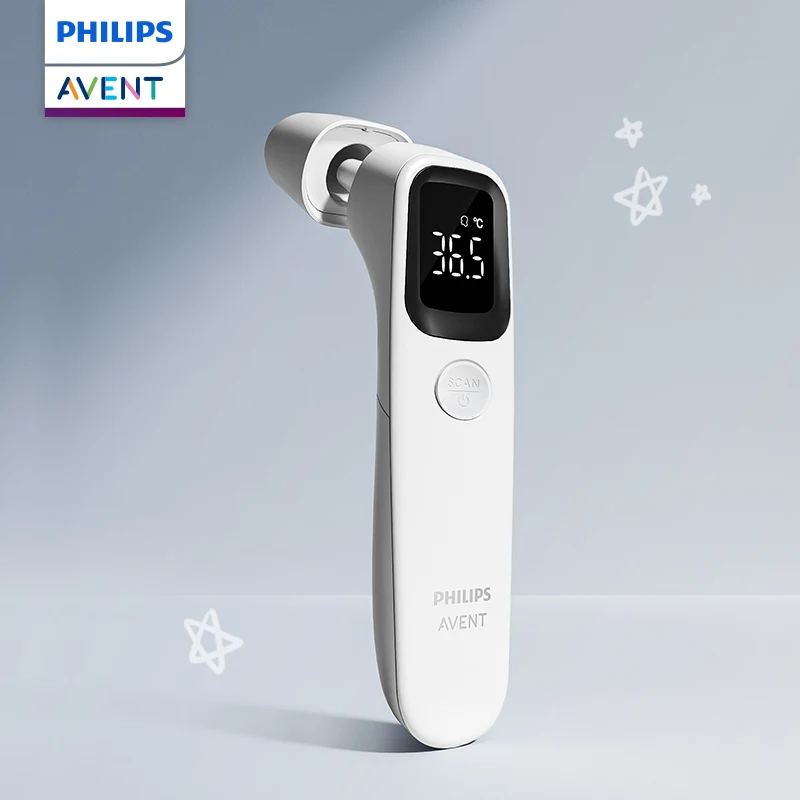 PHILIPS AVENT ear thermometer forehead thermometer two-in-one Electronic thermometer newborn baby adult Measure body temperature