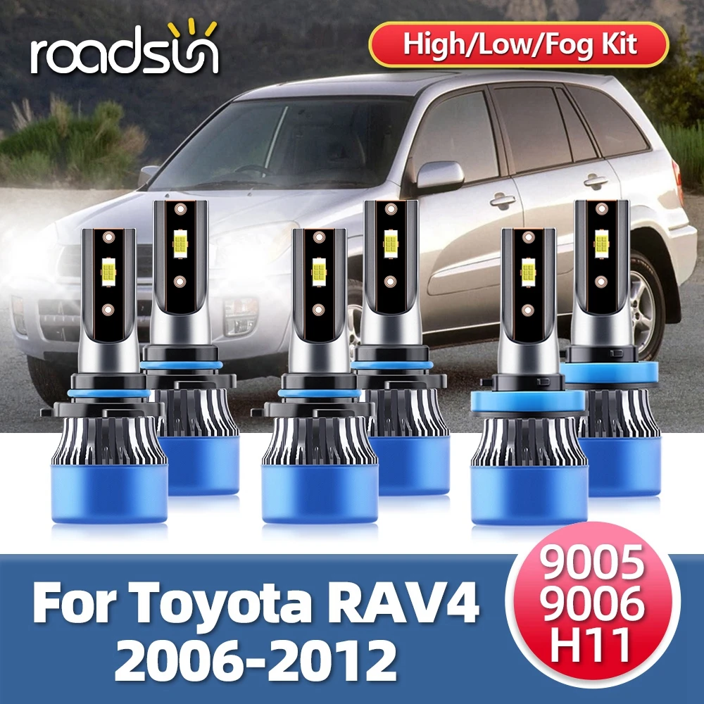 

Roadsun 15000LM 110W Led Car Headlight Bulb Auto Headlamp Fog Lamp 12V For Toyota RAV4 RAV 4 2006 2007 2008 2009 2010 2011 2012