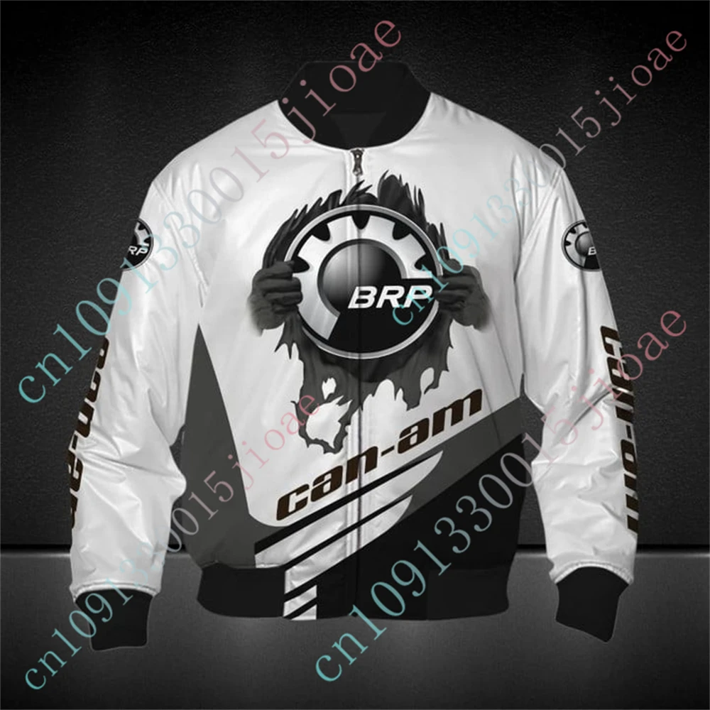 Can-am Jackets For Men's Clothing Harajuku Parkas Windbreaker Thick Coat Techwear Baseball Uniform Bomber Jacket Custom Logo