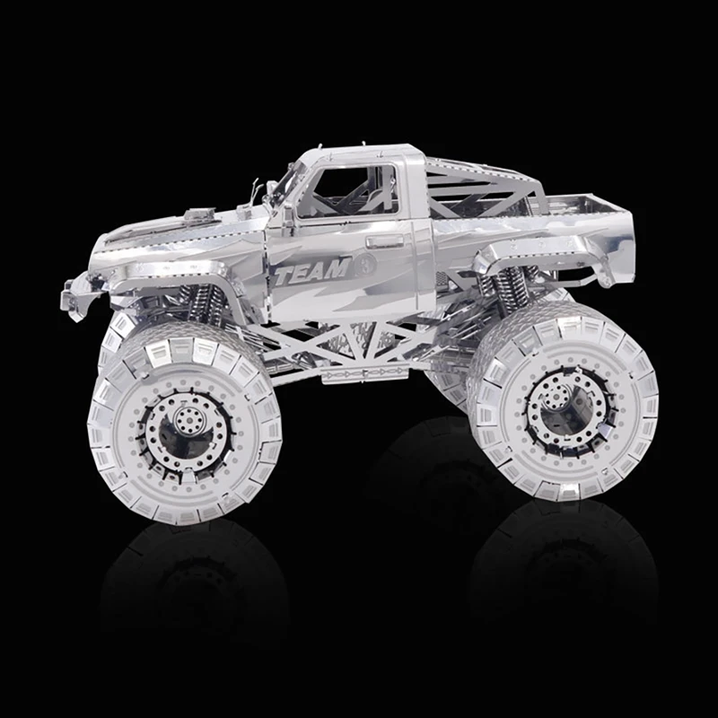 Conjunto de modelo de montagem de metal 3d, quebra-cabeça diy, jogo de quebra-cabeça adolescente, kit artesanal, bicicleta grande off-road, brinquedos infantis, presente de aniversário