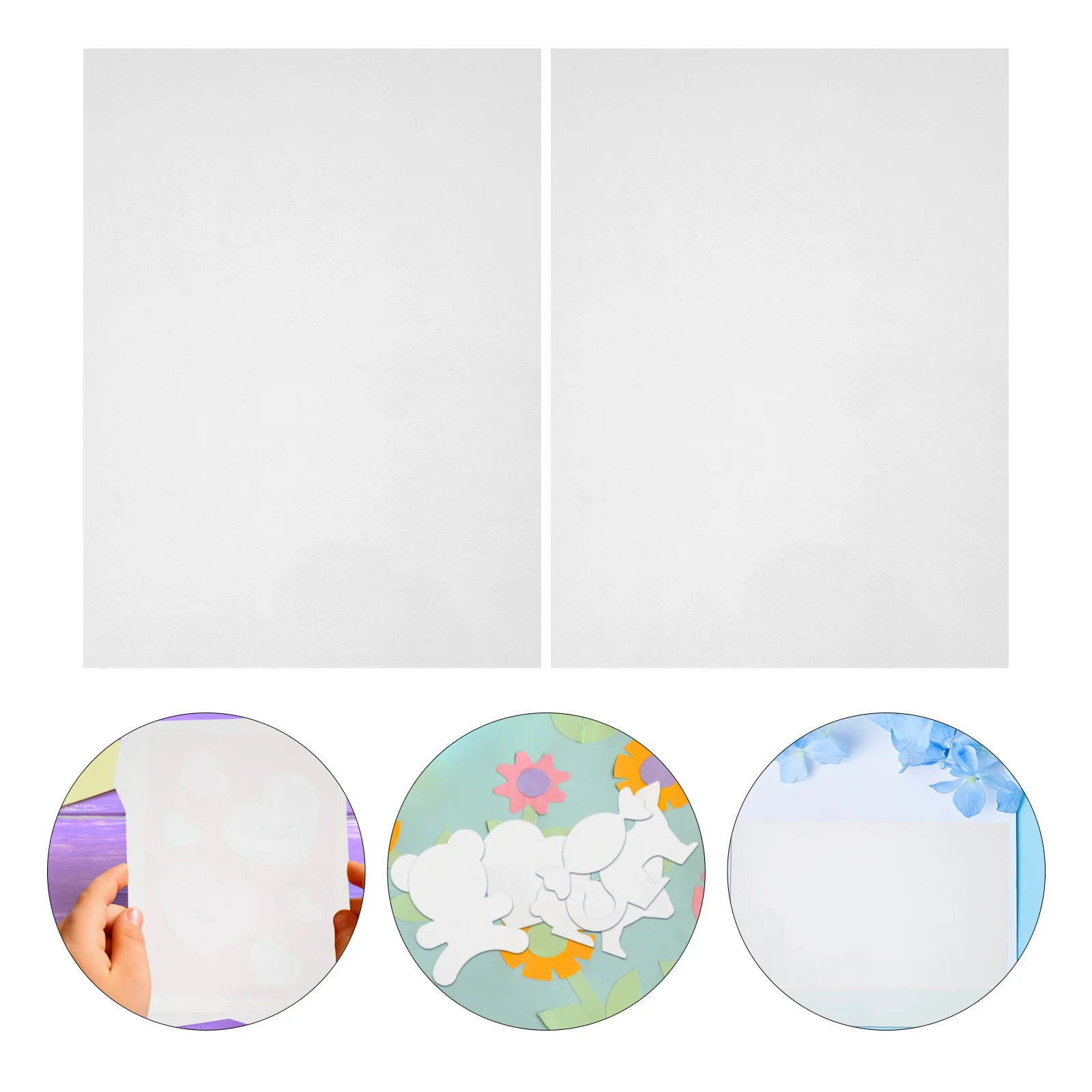 

10pcs 0.3Mm Frosted Craft Plastic Sheet For Drawing Illustration Journal Kids Art Projects Shrink Plastic Diy