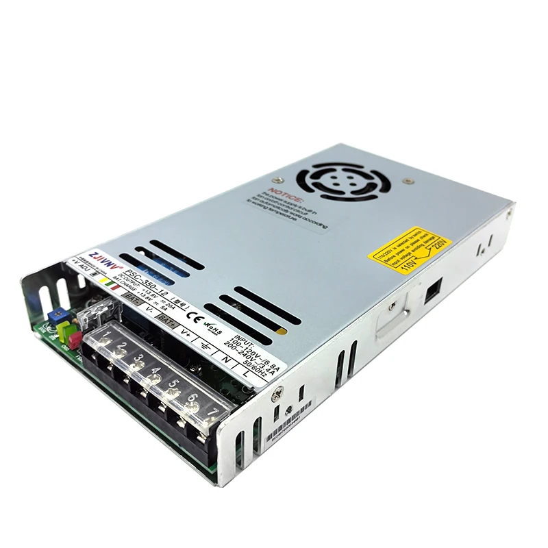 

350W Charge LED power supply input 110/220VAC Output 12V/24VDC Switching power supply PSC-350 For charge