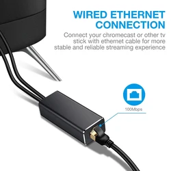 Micro Usb Naar Rj45 10/100Mbps Ethernet Adapter Voor Amazon Vuur Tv Stick Google Home Audio Micro Usb Naar Rj45 Ethernet Adapter