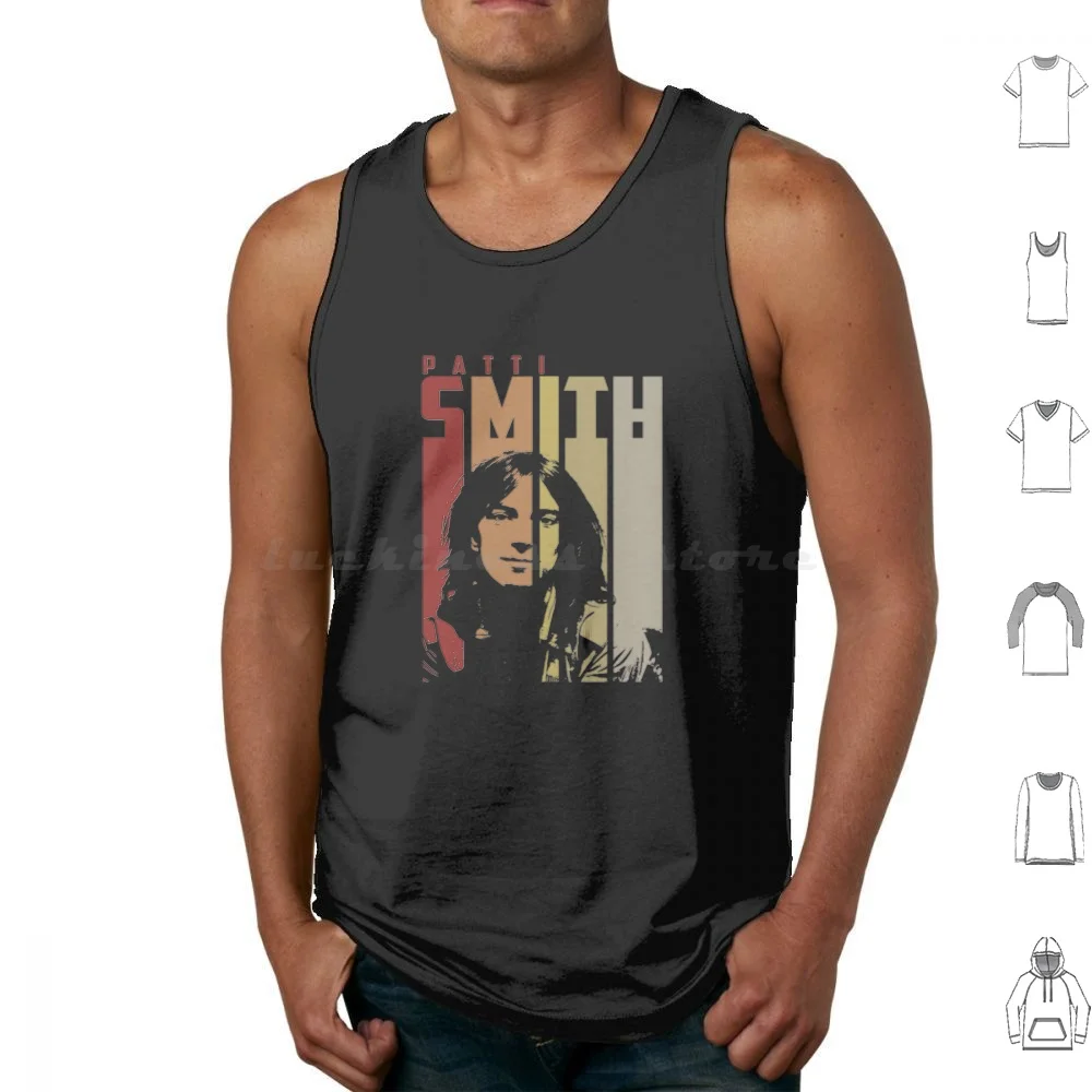 Patti Smith : Rebel Poetess Of The 20Th Century Tank Tops Print Cotton Patti Feminism Smith Patti Smith Group Patti Smith