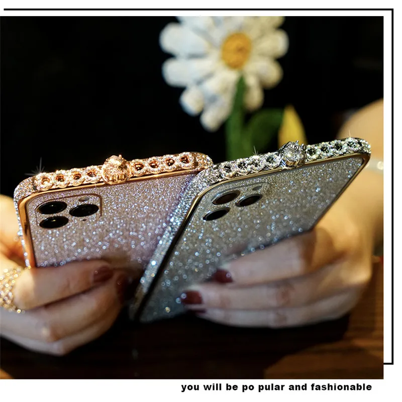 

Bling Diamond Phone Bumper Cases For Iphone 14 13 12 11 Pro Xs Max X Xr 8 7 Plus Se 2020 Case Glitter Rhinestone Metal Frame