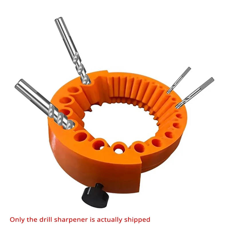 A43F-Pengasah Mata Bor, Perlengkapan Pengasah Mata Bor Listrik untuk Mata Bor 2 Hingga 13 Mm, Kompatibel dengan Penggiling Sudut 125 Mm