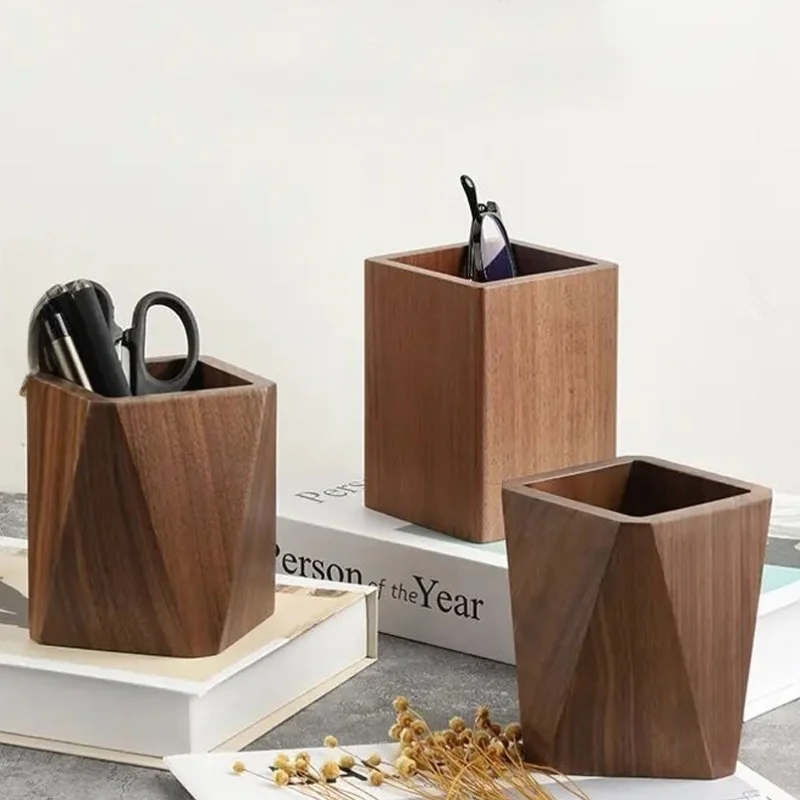 extra-large-creative-walnut-wood-pen-holder-office-desktop-decoration-real-wood-storage-box-pen-stand-desk-organizer