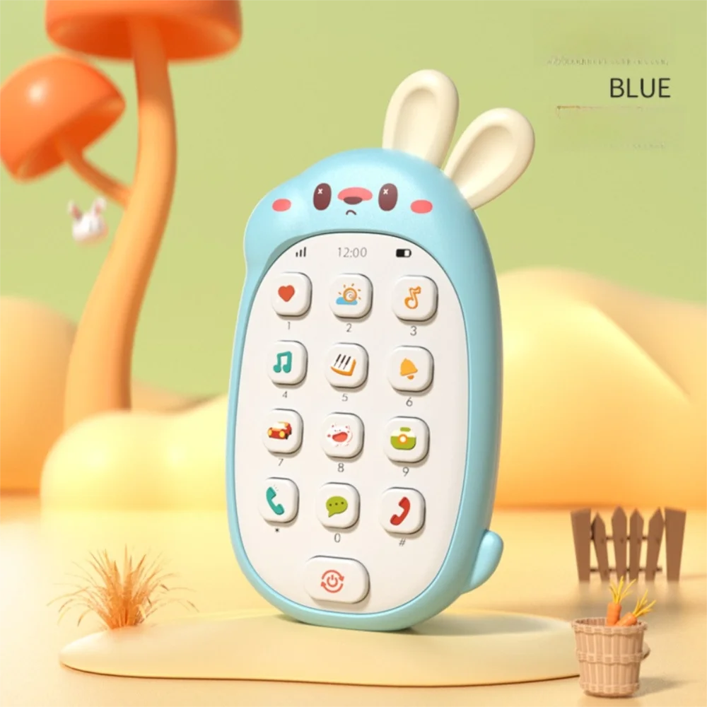 Nowe Symulowane Telefony Komórkowe Zabawka Królik Inteligentny Telefon Zabawka Muzyczna Opowiadanie Edukacyjna Zabawka Puzzle Prezent