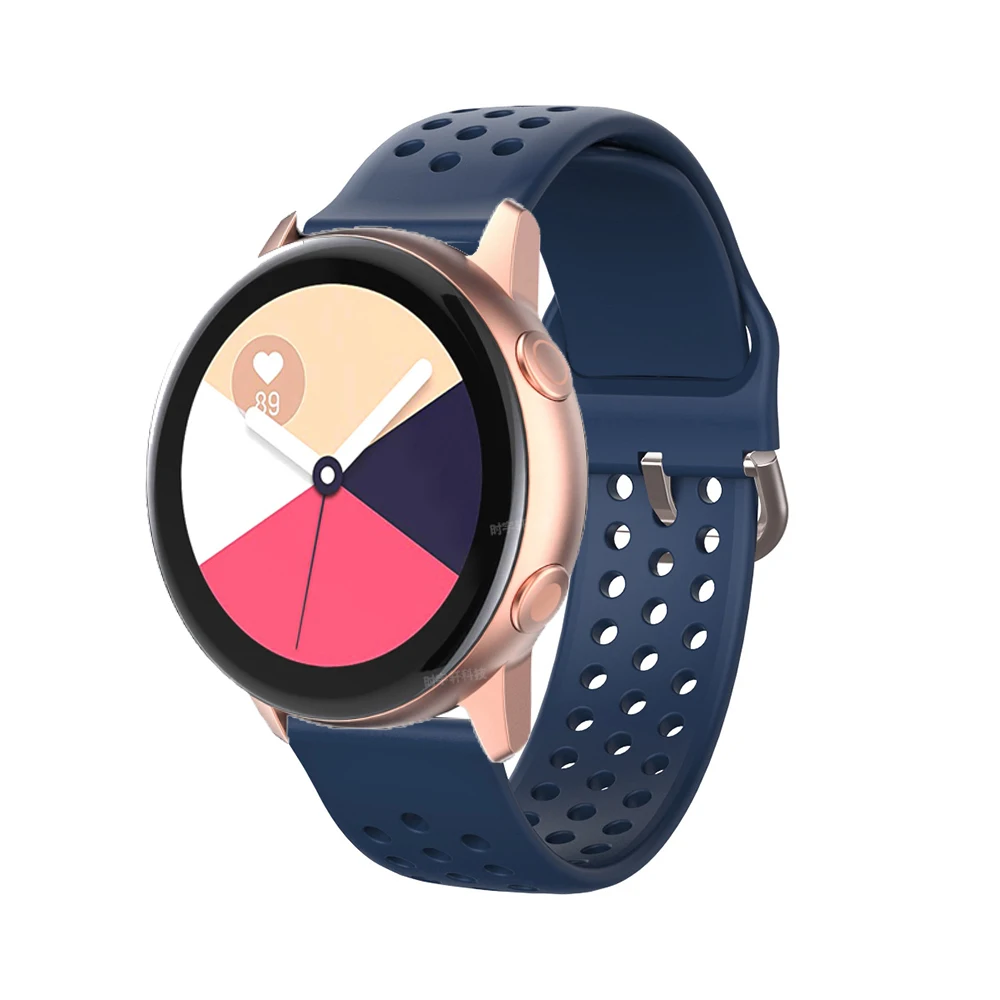 ซิลิโคน20มม.สำหรับนาฬิกา Ticwatch E3 GTH 2 E สมาร์ทนาฬิกาสายรัดข้อมือสำหรับ Haylou RS4 /RS4 plus LS02นาฬิกาสร้อยข้อมือ