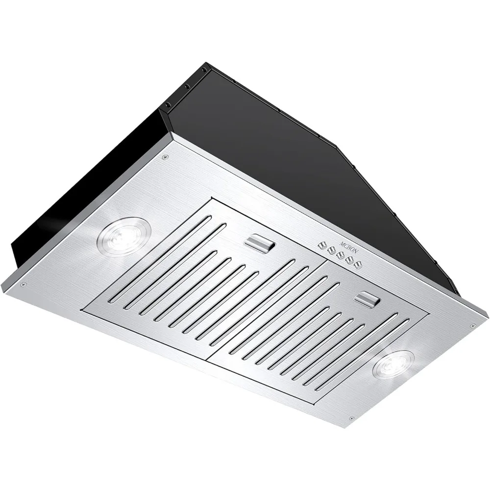 700 CFM Range Hood Insert, Ducted/Ductless Insert Range Hood, 3-Speed Vent Hood Insert, Stainless Steel Hood Range Insert