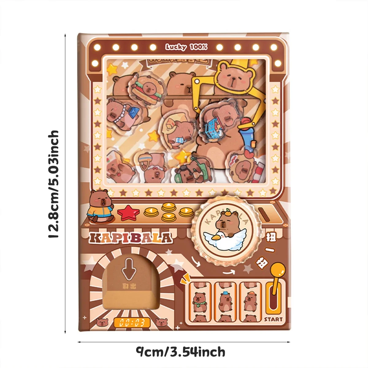 Capybara Busy Notebook Set Reusable Stress Relief Fidget Toy for Exam Back To School Supplies Kids Students Stationery Gift