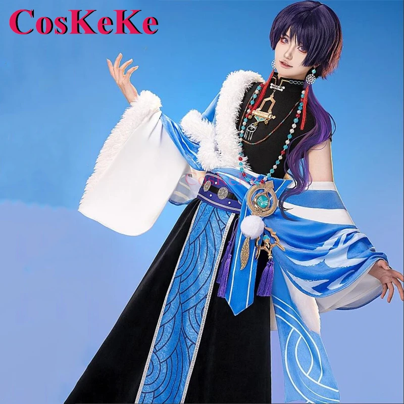 CosKeKe Wanderer/Scaramouche Cosplay Game Genshin Impact Costume Fashion Zang Element Uniform Activity Party gioco di ruolo abbigliamento