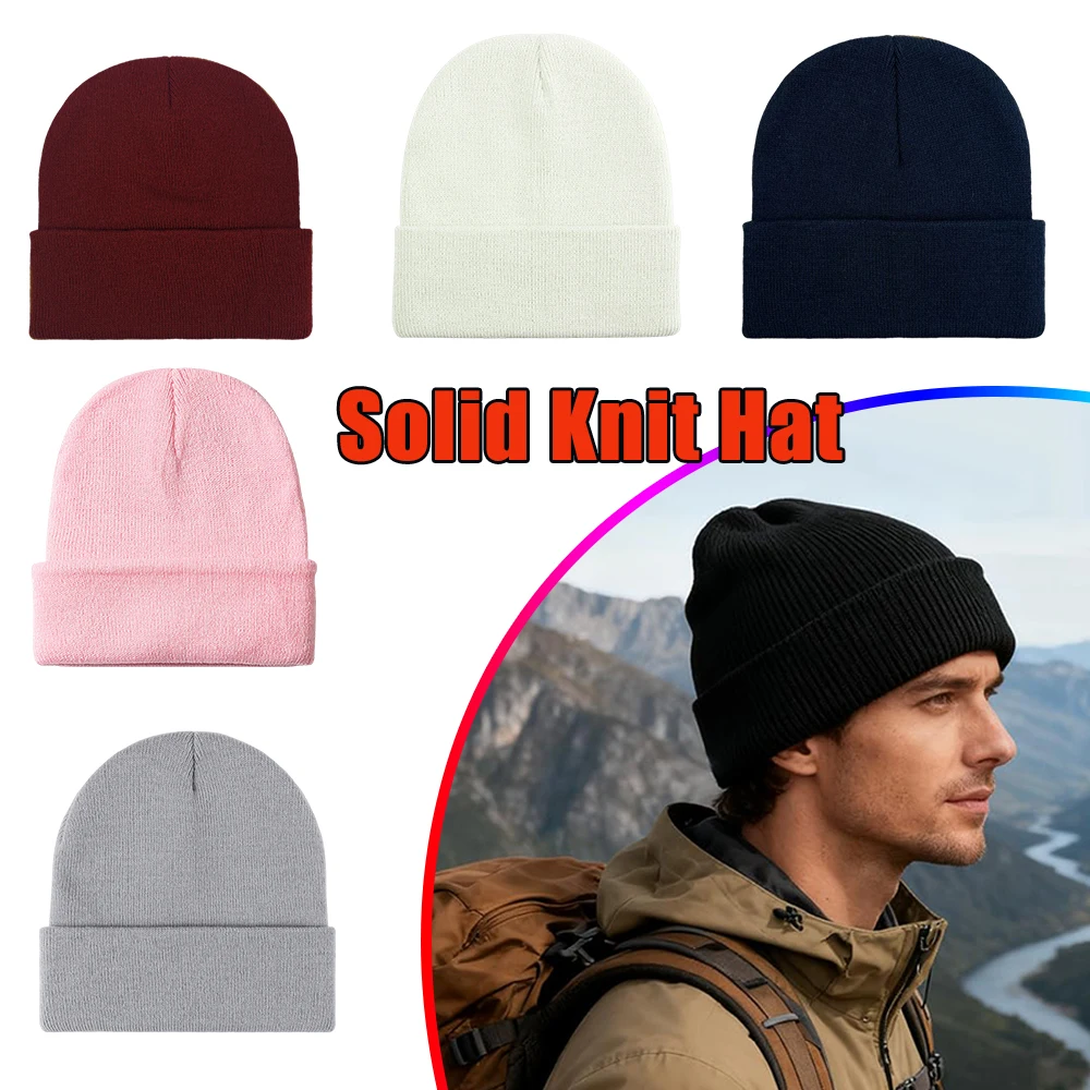 

Винтажная круглая верхняя кепка, женская однотонная вязаная шапка в корейском стиле, теплая зимняя шапка для беременных, уличный ветрозащитный аксессуар для холодной погоды