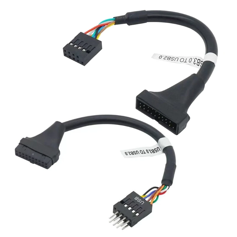 Stable and Reliable USB3.0 to USB2.0 Connector Motherboards Adapter Cable Easy Plug and Use and Fast Connections Dropship