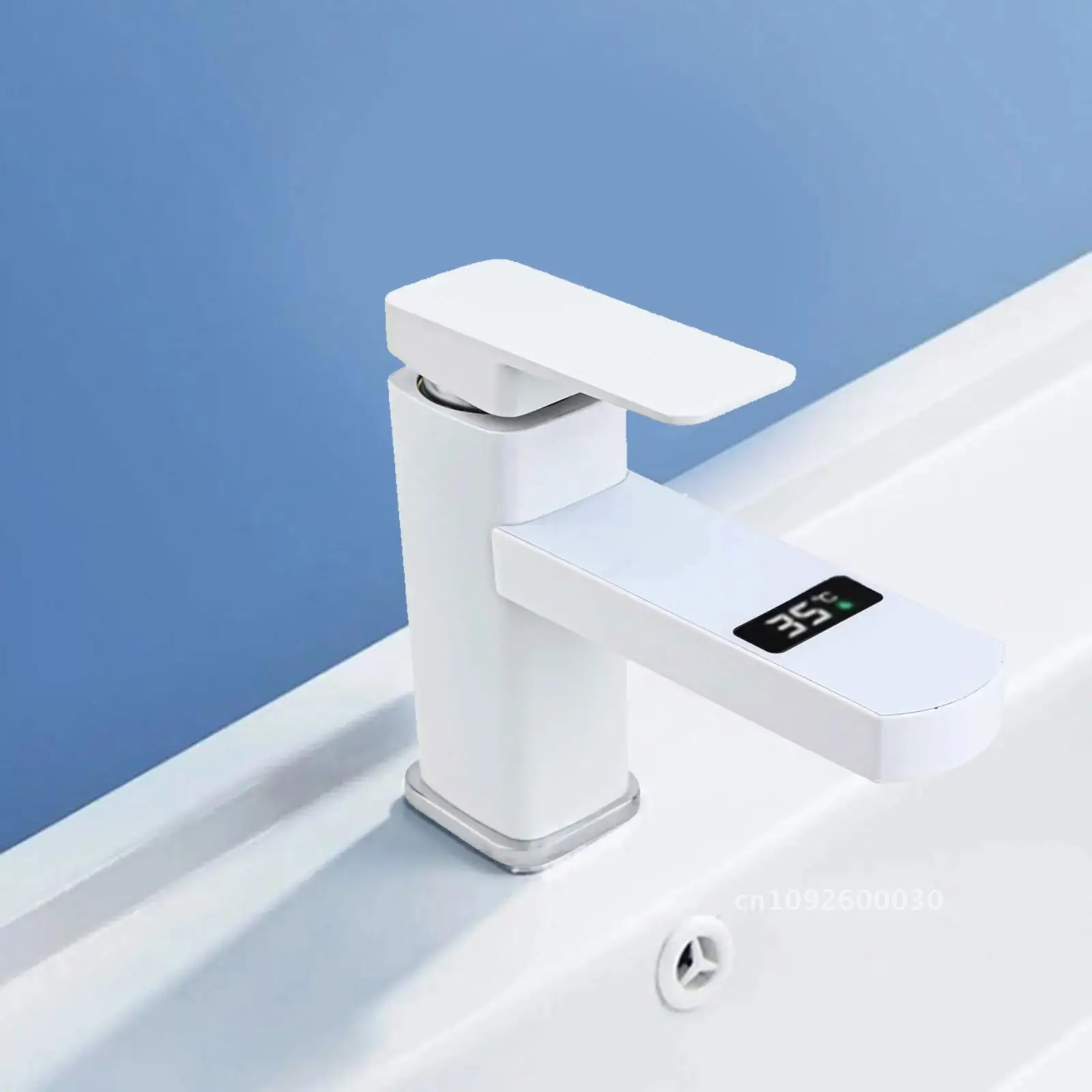 For Bathroom Hot And Core Faucet Smart Faucet Bathroom High Control Easy Varnish Quality Valve Cold Baking Piano