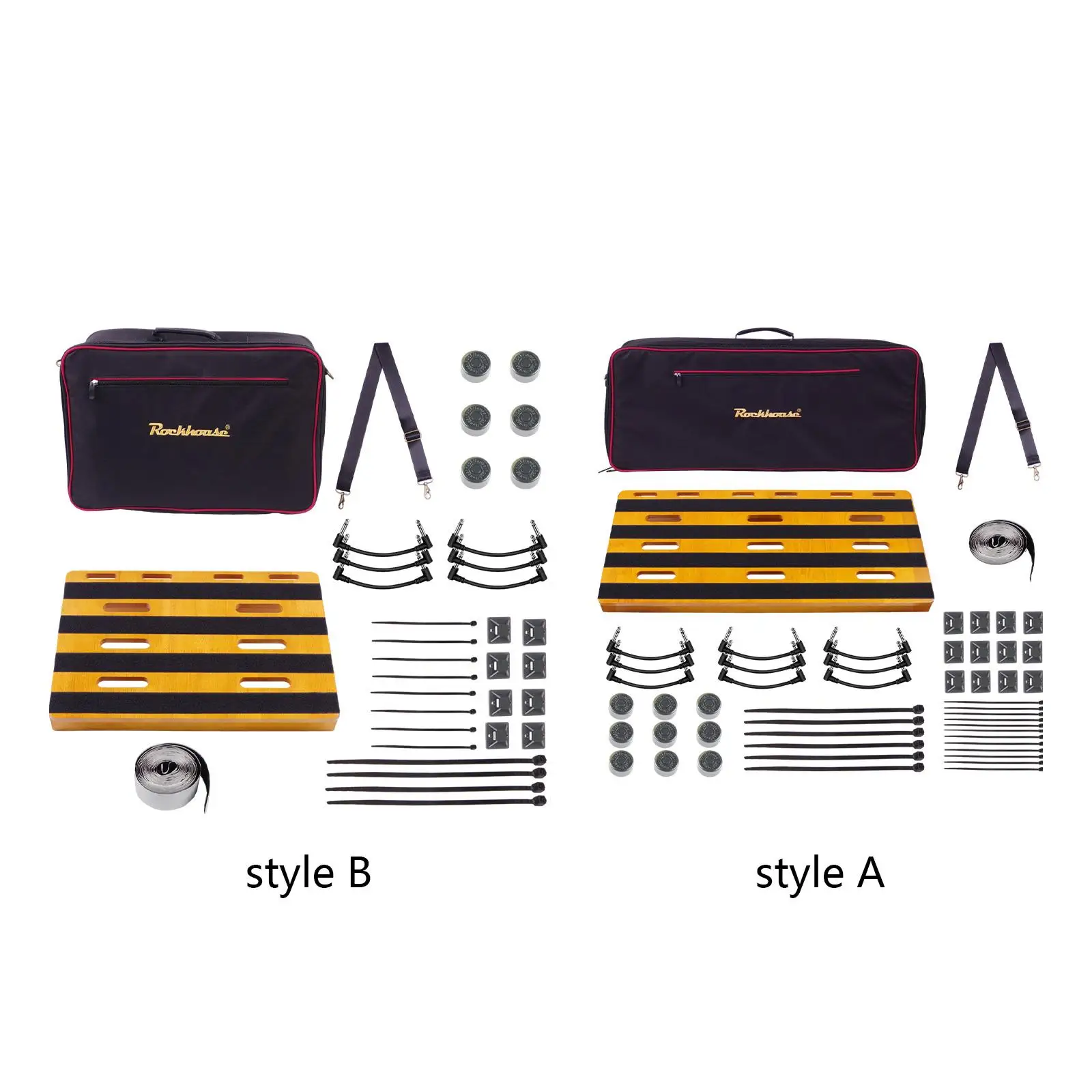 

Electric Guitar Pedal Board, Guitar Accessories Parts, Multifunction Stable Electric Guitar Effect Pedal Single Track Board,