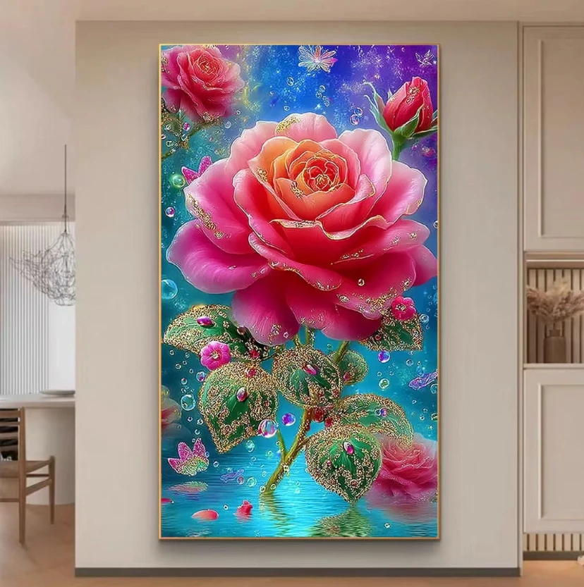 kits-imprimes-de-roses-9ct-14ct-broderie-au-point-de-croix-ensemble-de-couture-artisanat-de-decoration-pour-la-maison-avec-fils-d'aiguilles