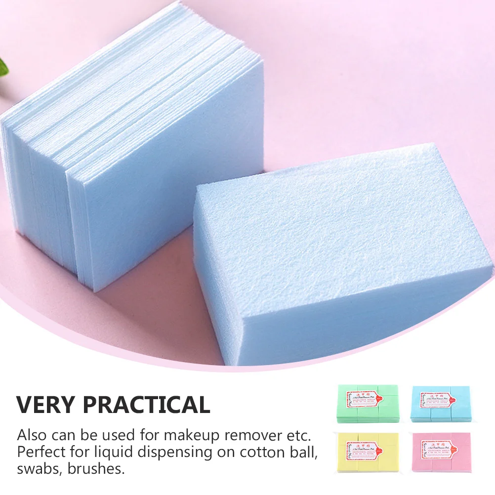 منصات مزيل طلاء الأظافر القابل للتصرف لينة ماصة مانيكير أدوات تنظيف ل هلام مسمار الفن إزالة صالون المنزل استخدام مناديل #3