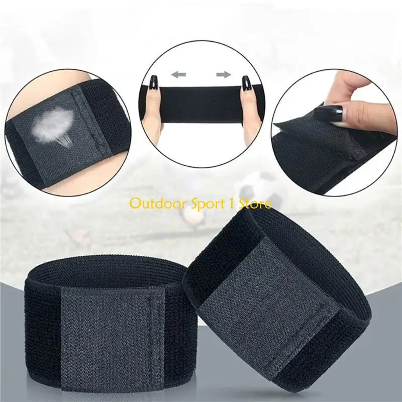 A0KA 2/4Pcs Soccer Shin Guards Straps Breathable Sports Football Leggings Shin Fixed Straps Anti Slip Soccer Ankle Guards