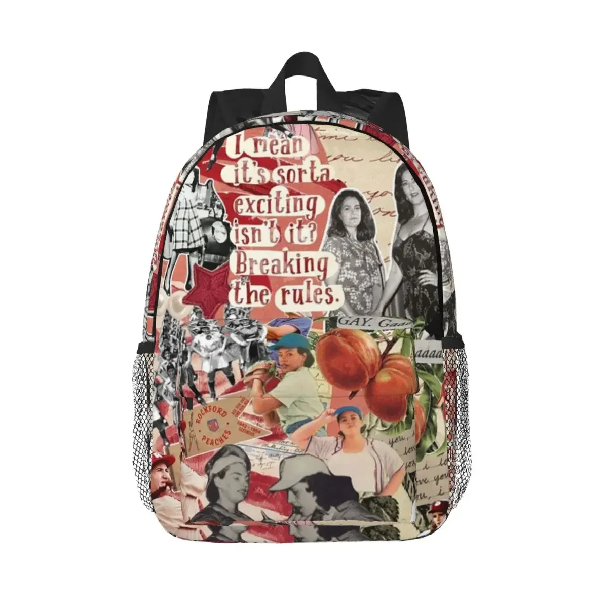 

Рюкзак League Of Their Own Collage, Лидер продаж, рюкзак большой емкости для мальчиков и девочек, сумка для книг, сумки на плечо для мужчин и женщин, школьная сумка