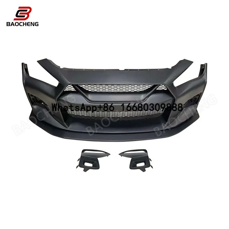 New Q50 High Quality LB Style Wide Bodykit Car Front Bumper For Infiniti Q50 Upgrade Modified Body Kit Front Bumper Auto Parts