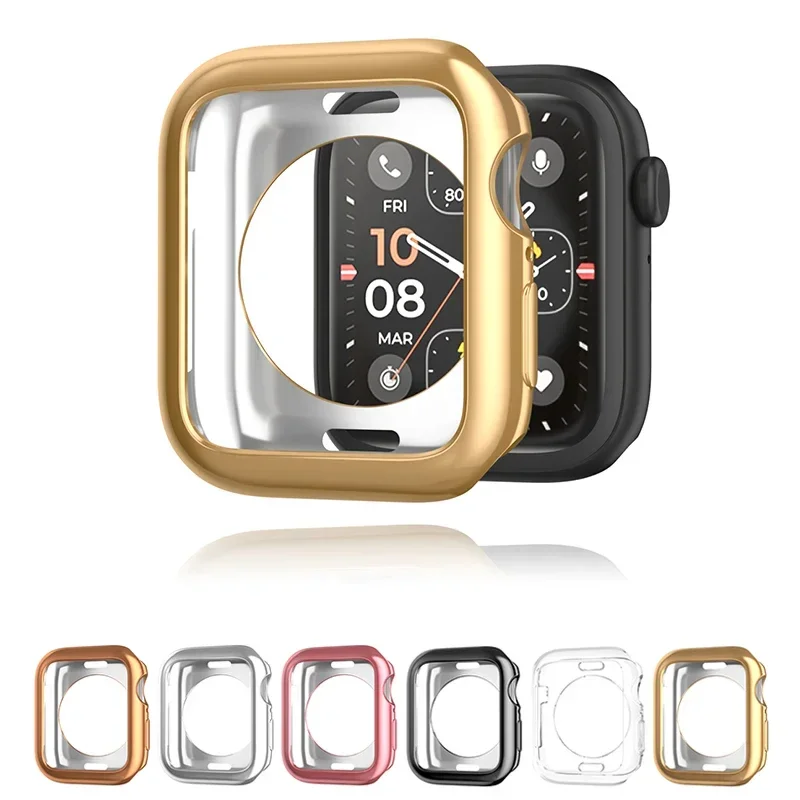 TPU Cover For Apple Watch Case 45MM 41MM 44MM 40MM 42 38MM No Screen Protector bumper accessories iwatch series 9 8 7 SE 6 5 4 3