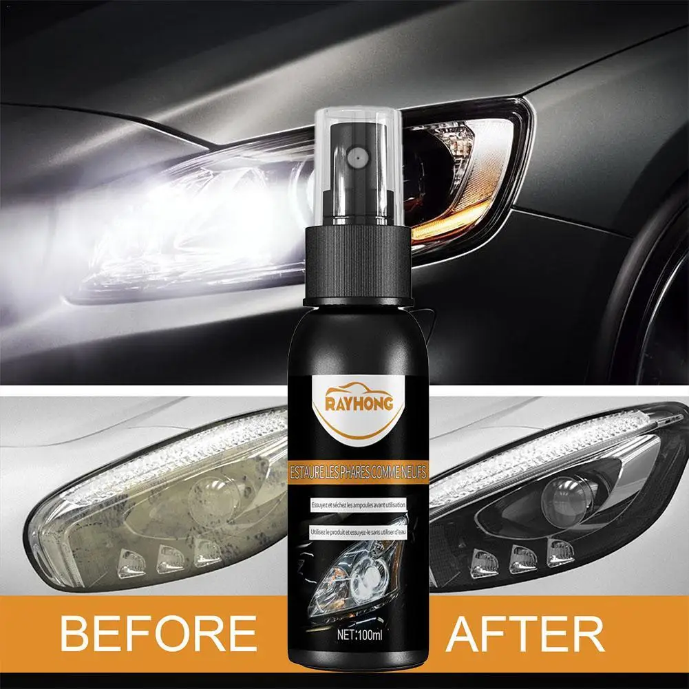 Automobile Headlight Polish Headlight Scratch Repair Spray Headlight Polish Recondition Spray Headlight Crystal Plating Repair